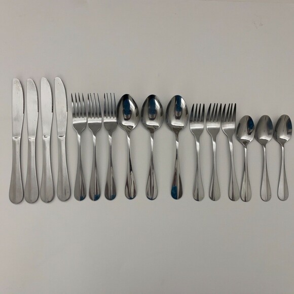 Thomson Stainless Steel Forks Knives Spoons Flatware Lot of 16 - Picture 1 of 12